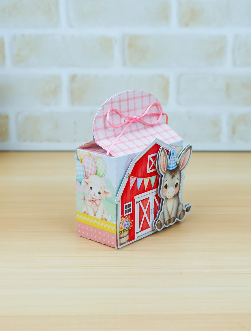 Personalized Party Favor Box Kit – Little Farm – photo 7