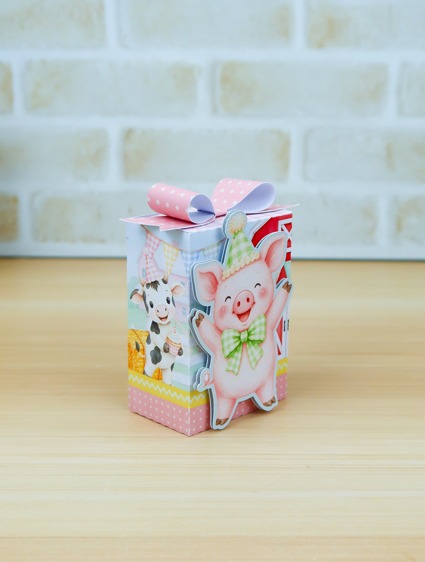 Personalized Party Favor Box Kit – Little Farm – photo 8