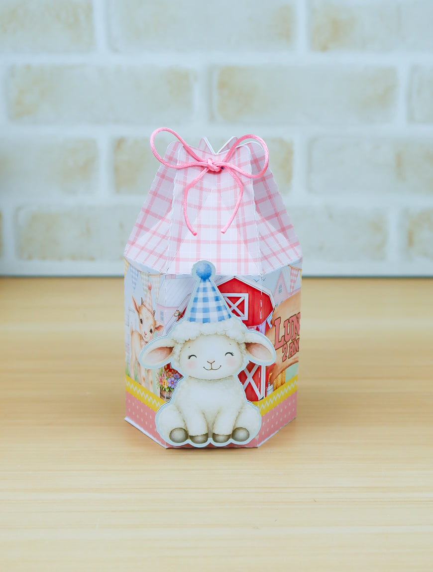 Personalized Party Favor Box Kit – Little Farm – photo 3