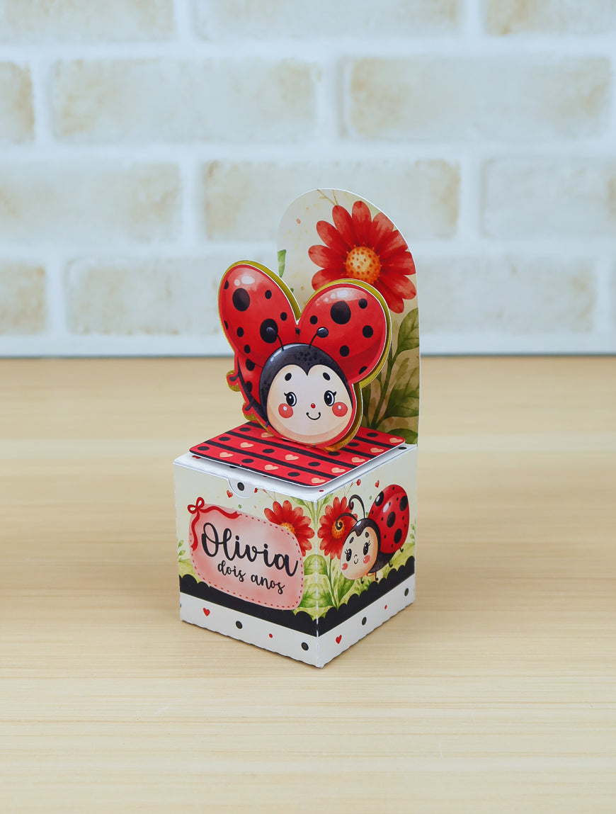 Personalized Party Favor Box Kit – Ladybug – photo 6