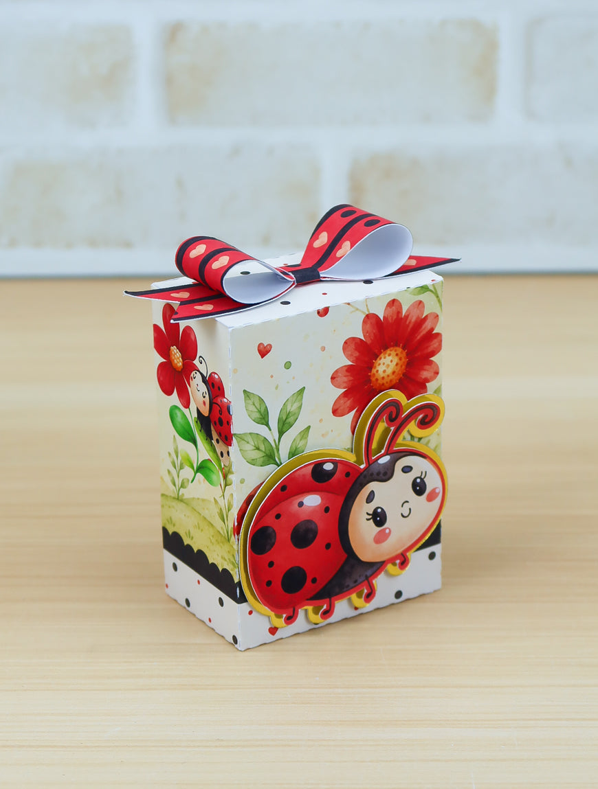 Personalized Party Favor Box Kit – Ladybug – photo 7