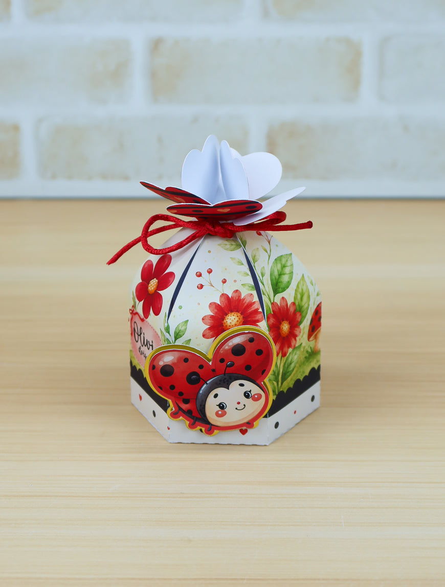 Personalized Party Favor Box Kit – Ladybug – photo 9