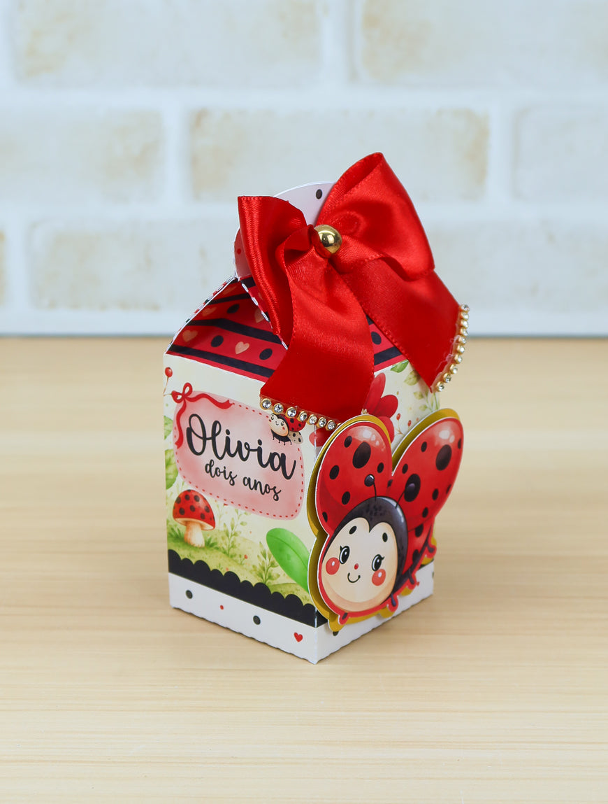 Personalized Party Favor Box Kit – Ladybug – photo 2