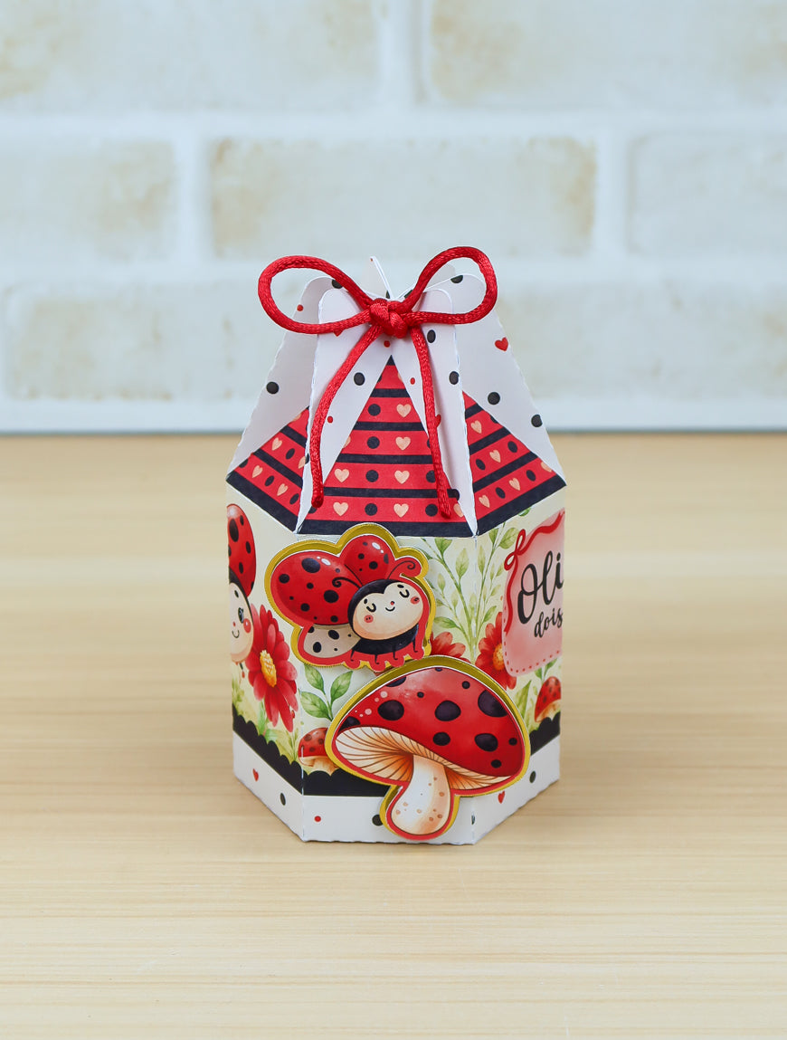 Personalized Party Favor Box Kit – Ladybug – photo 3