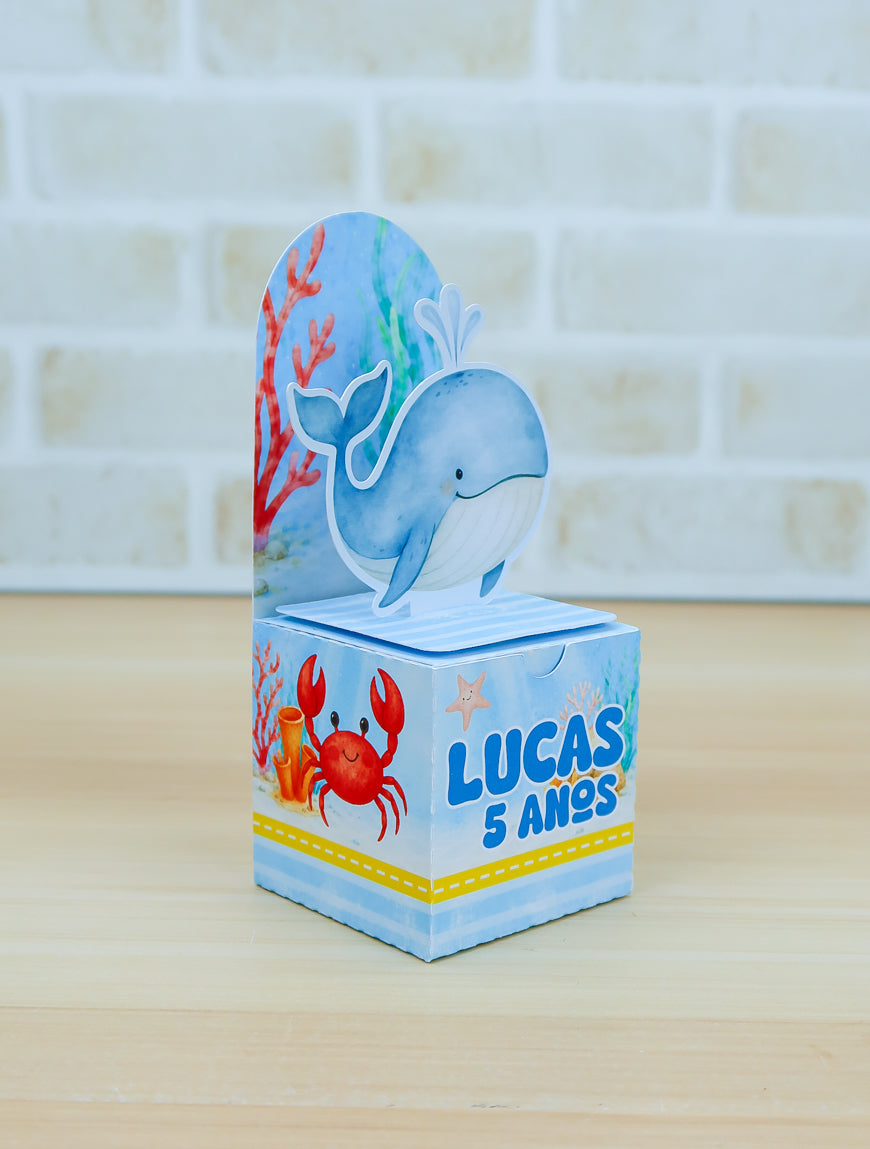 Personalized Party Favor Box Kit – Under the Sea – photo 10