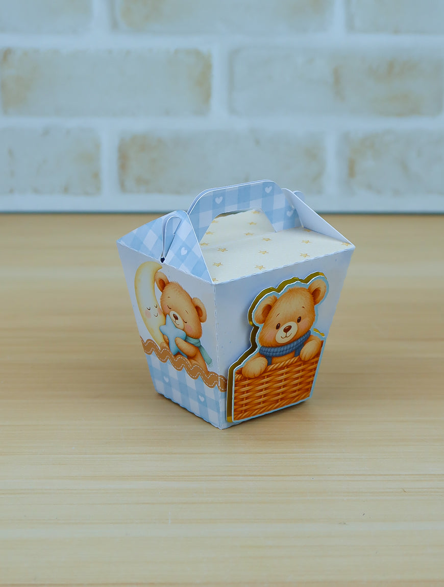 Personalized Party Favor Box Kit – Brown Bear – photo 4