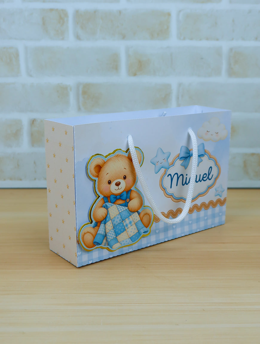Personalized Party Favor Box Kit – Brown Bear – photo 7