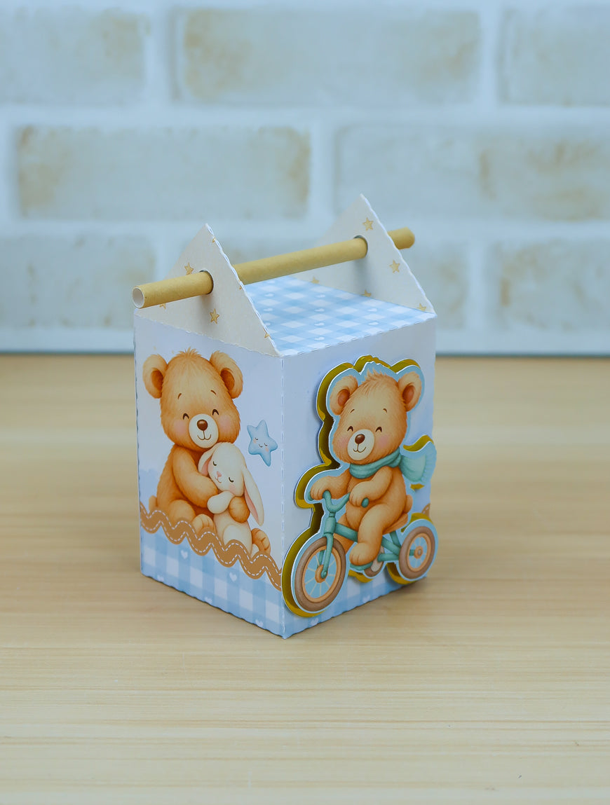 Personalized Party Favor Box Kit – Brown Bear – photo 8