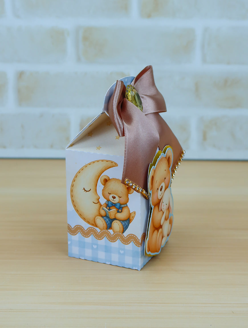 Personalized Party Favor Box Kit – Brown Bear – photo 2