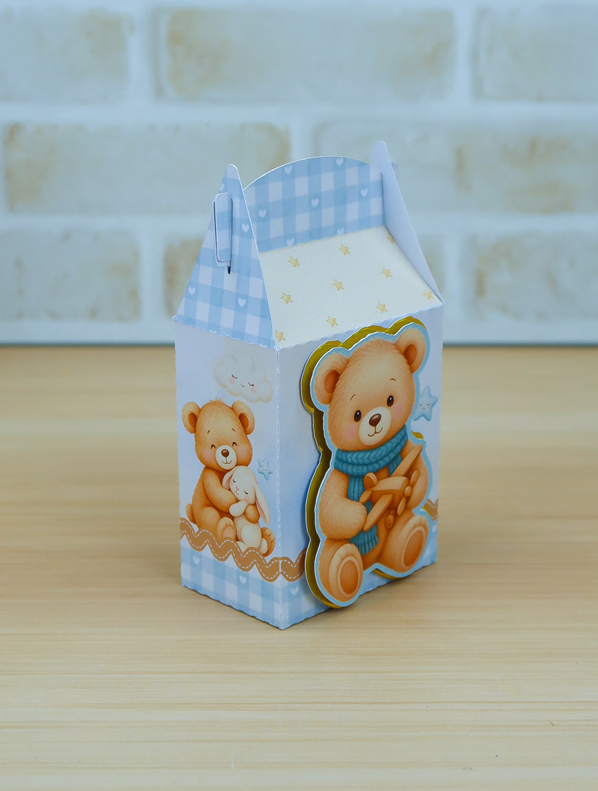 Personalized Party Favor Box Kit – Brown Bear – photo 9