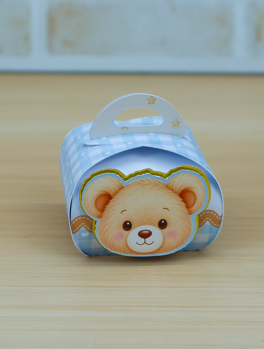 Personalized Party Favor Box Kit – Brown Bear – photo 10