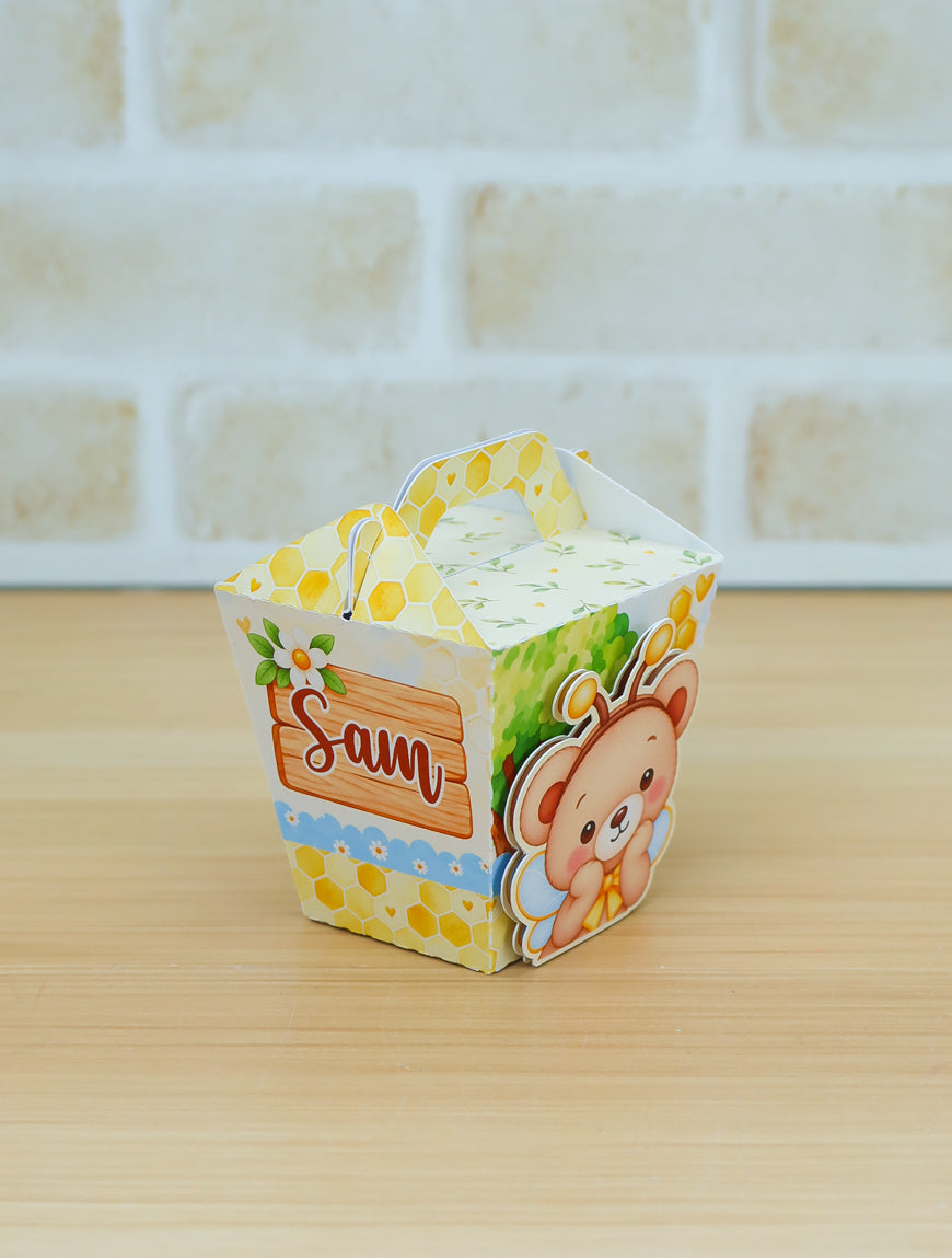 Personalized Party Favor Box Kit – Sweet Teddy Bear – photo 5