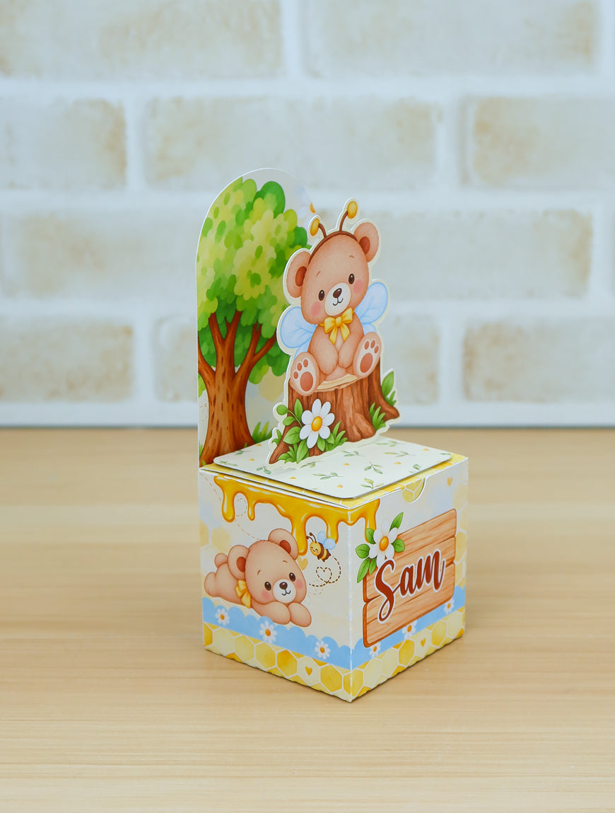 Personalized Party Favor Box Kit – Sweet Teddy Bear – photo 6