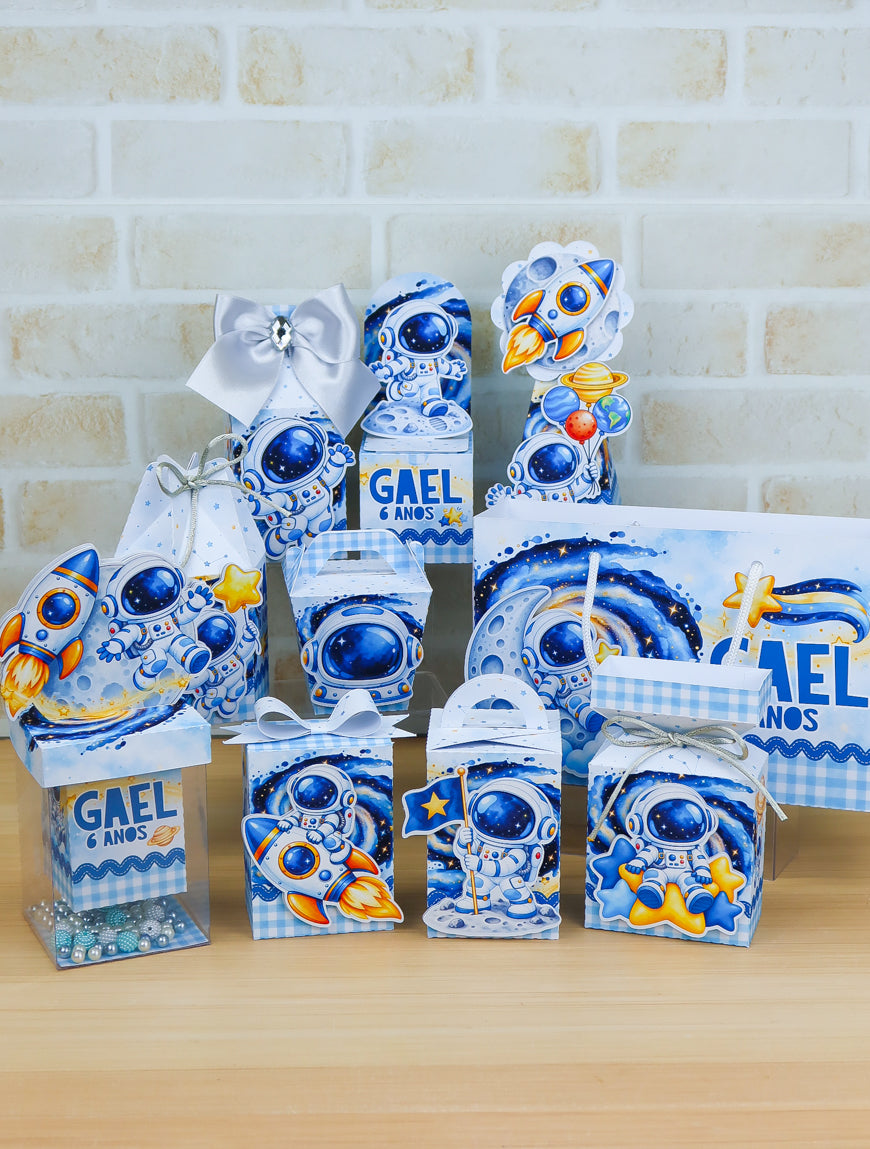 Personalized Party Favor Box Kit – Astronaut