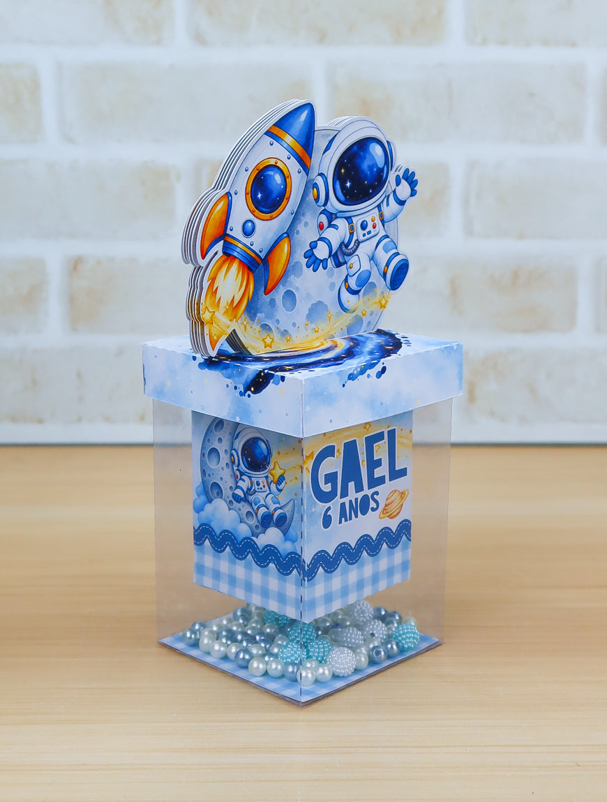 Personalized Party Favor Box Kit – Astronaut – photo 11