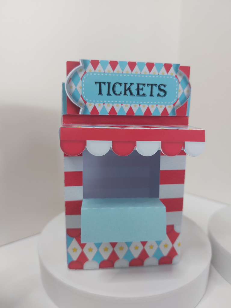 Personalized Party Favor Box Kit - Carnival Party
