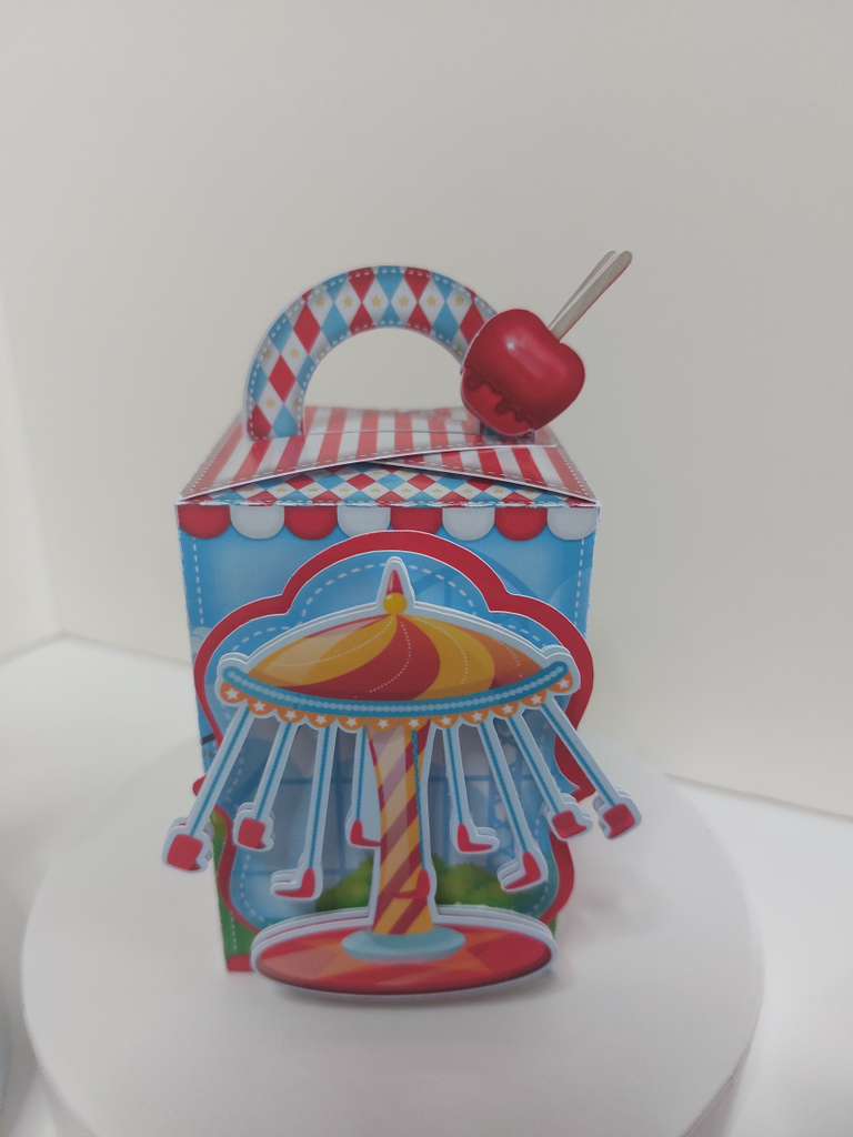 Personalized Party Favor Box Kit - Carnival Party
