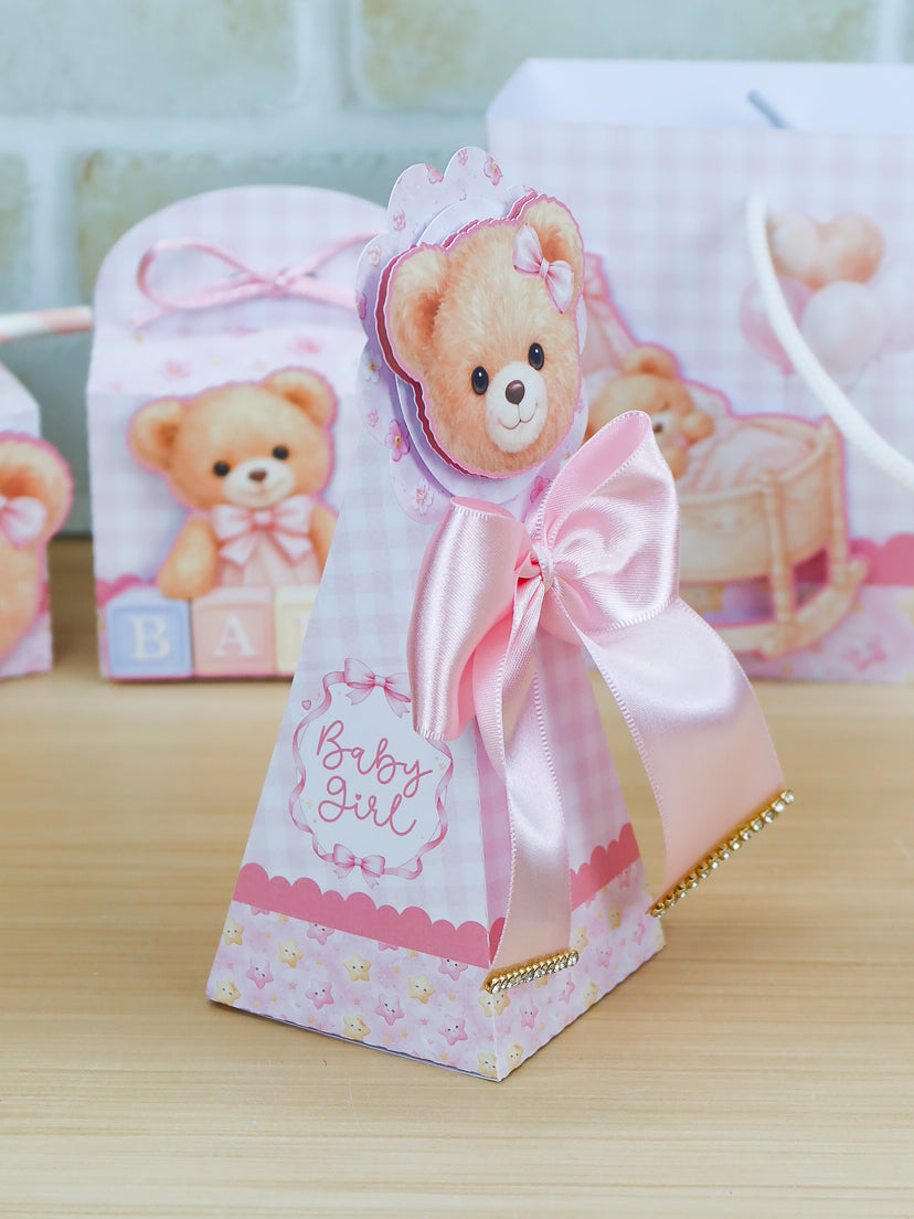 Personalized Party Favor Box Kit - Baby Girl