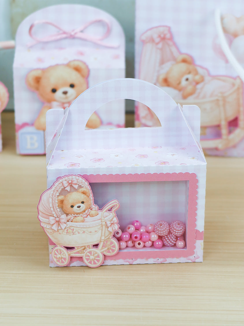 Personalized Party Favor Box Kit - Baby Girl