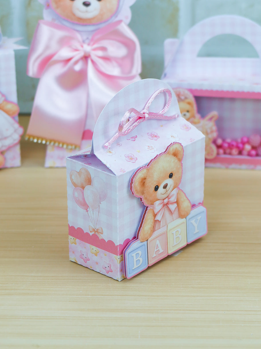 Personalized Party Favor Box Kit - Baby Girl