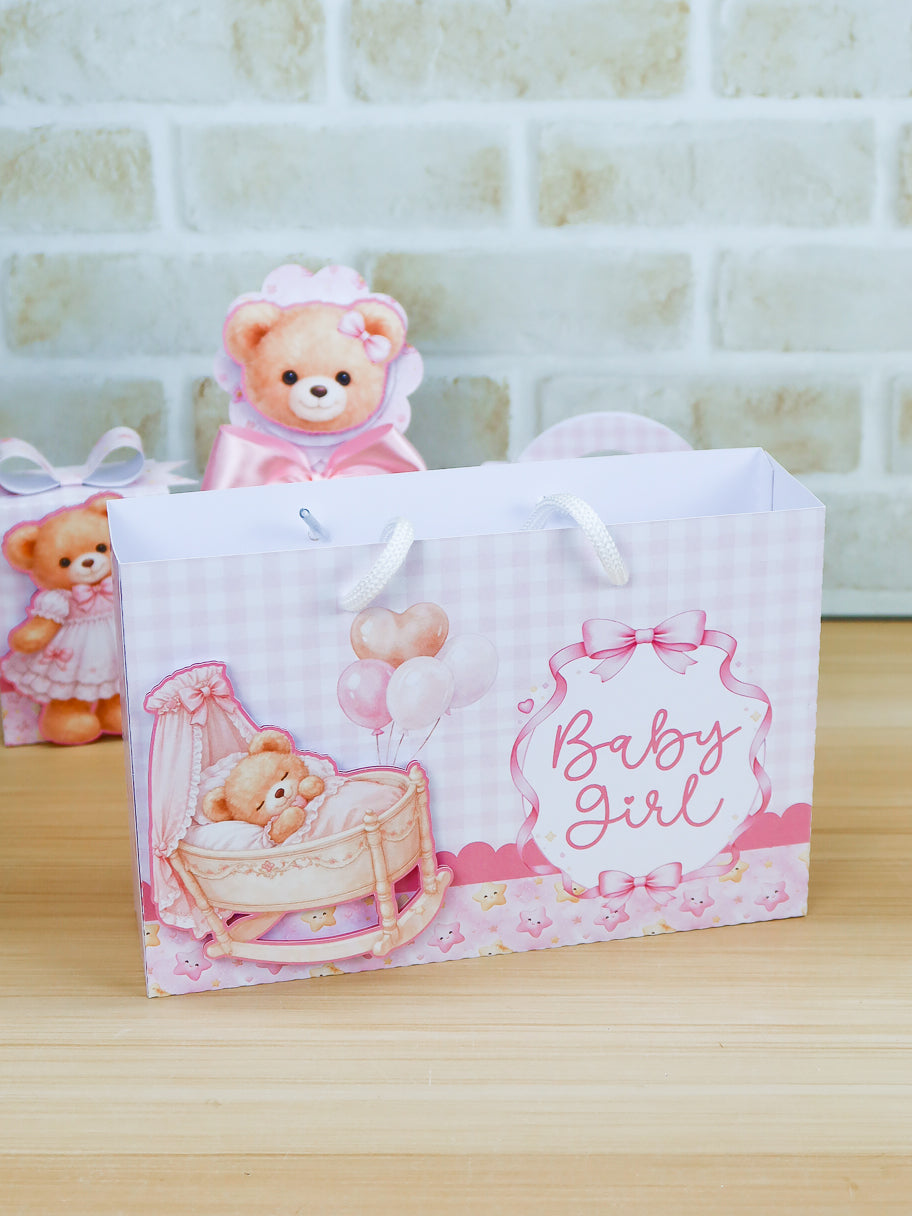Personalized Party Favor Box Kit - Baby Girl