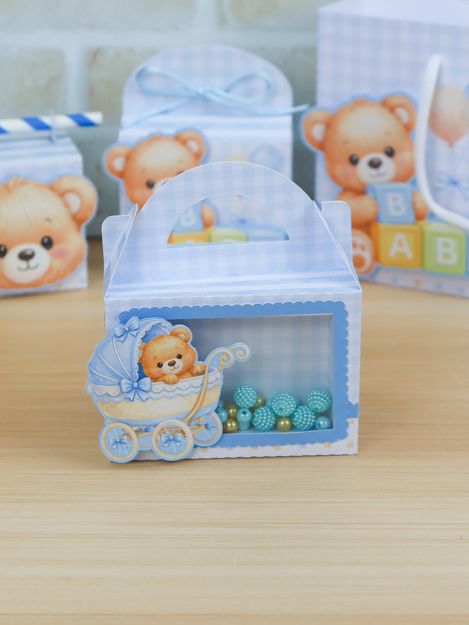 Personalized Party Favor Box Kit - Baby Boy