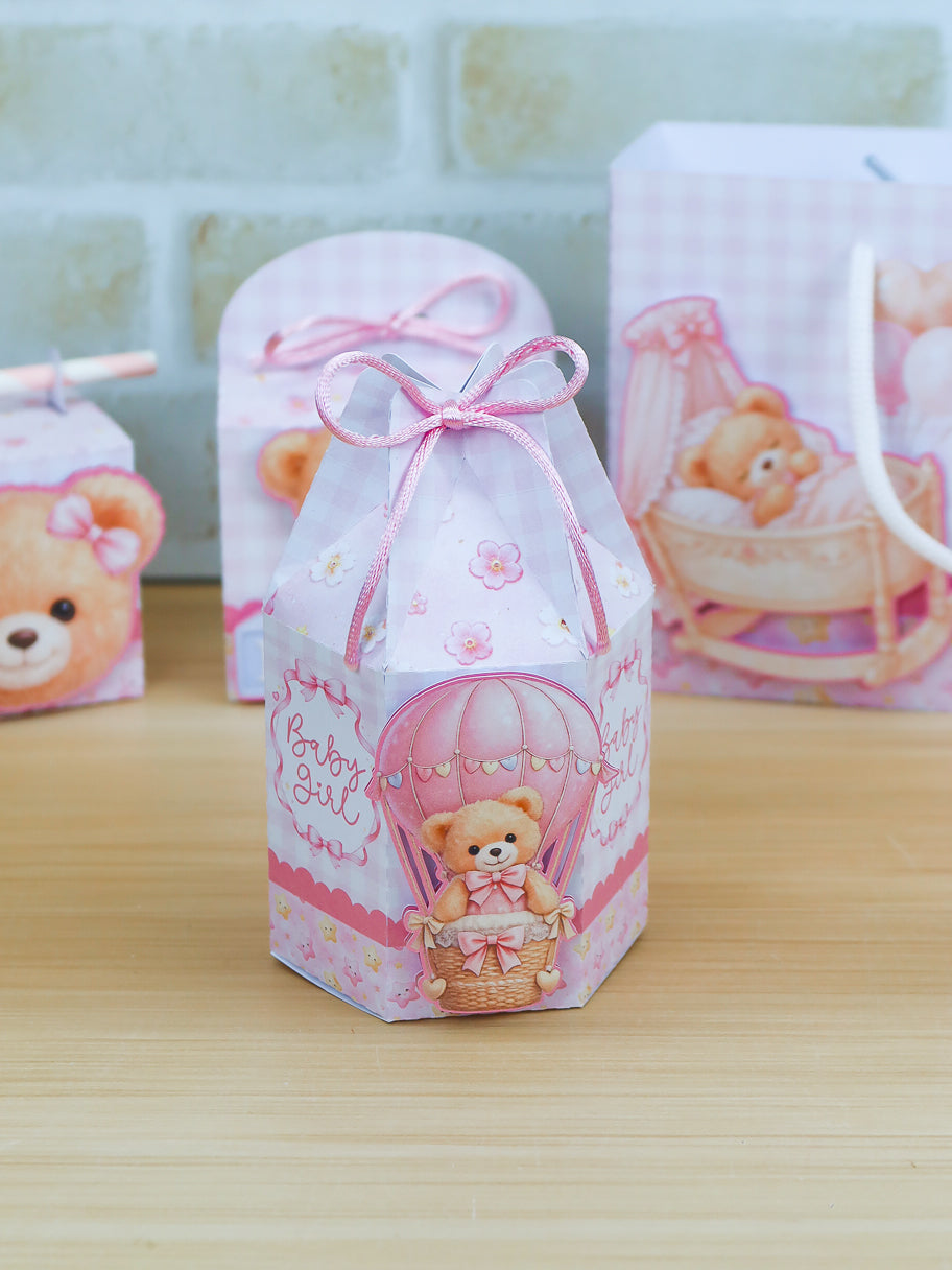 Personalized Party Favor Box Kit - Baby Girl