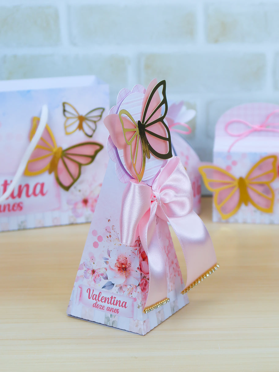 Personalized Party Favor Box Kit – Butterflies – photo 4