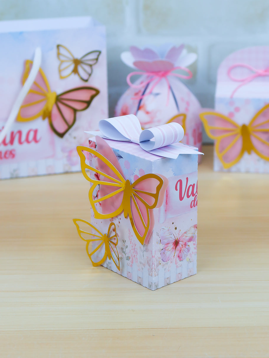 Personalized Party Favor Box Kit – Butterflies – photo 7