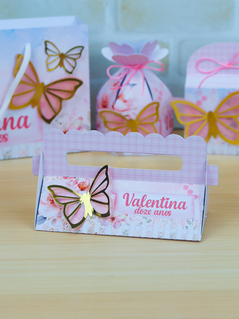 Personalized Party Favor Box Kit – Butterflies – photo 8