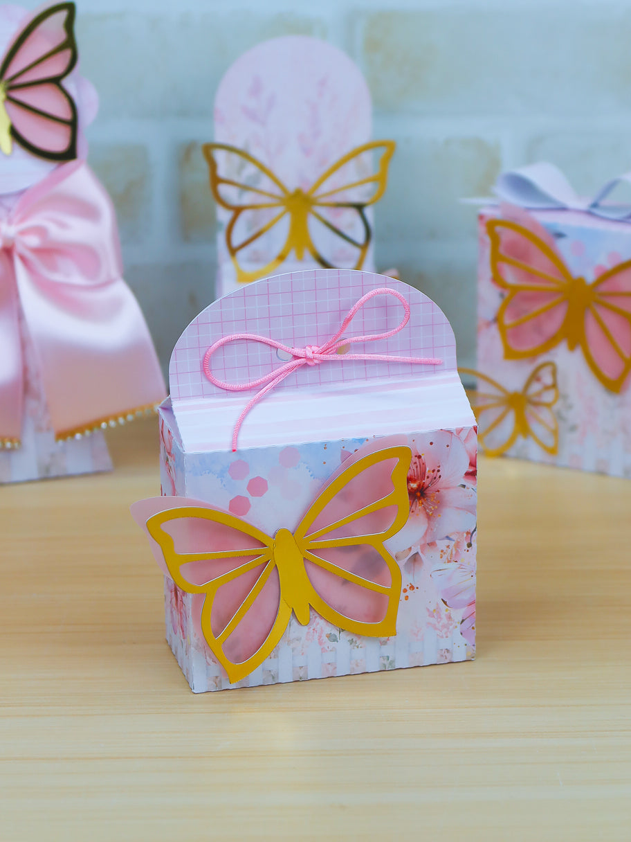 Personalized Party Favor Box Kit – Butterflies – photo 10