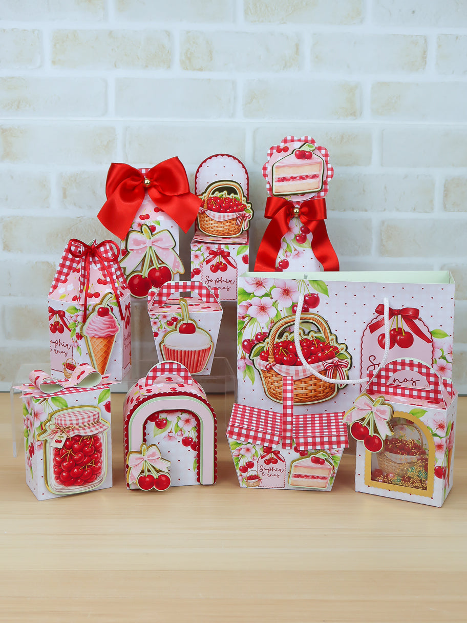 Personalized Party Favor Box Kit – Cherry – photo 2