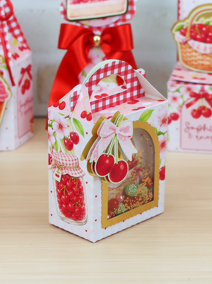 Personalized Party Favor Box Kit – Cherry – photo 12
