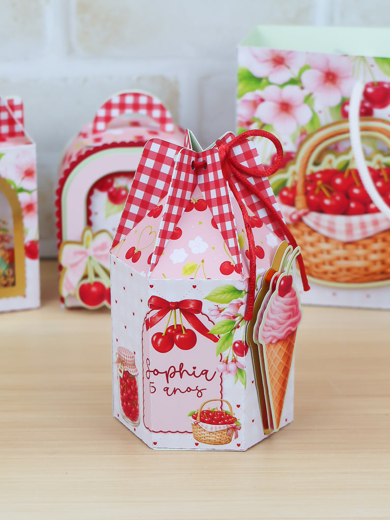 Personalized Party Favor Box Kit – Cherry – photo 4