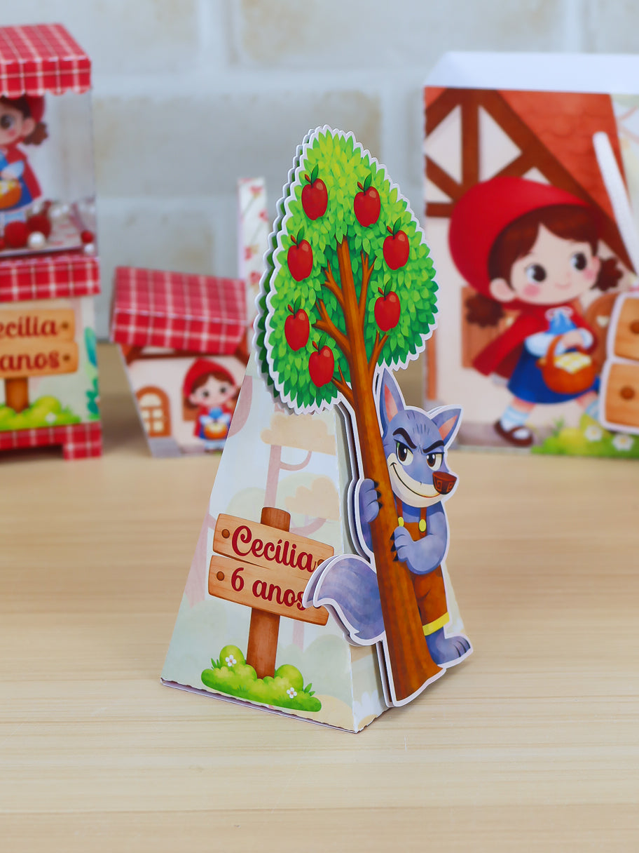 Personalized Party Favor Box Kit - Little Red Riding Hood