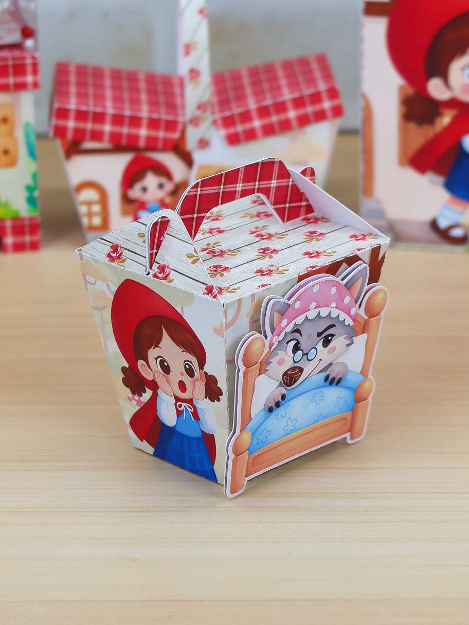 Personalized Party Favor Box Kit - Little Red Riding Hood
