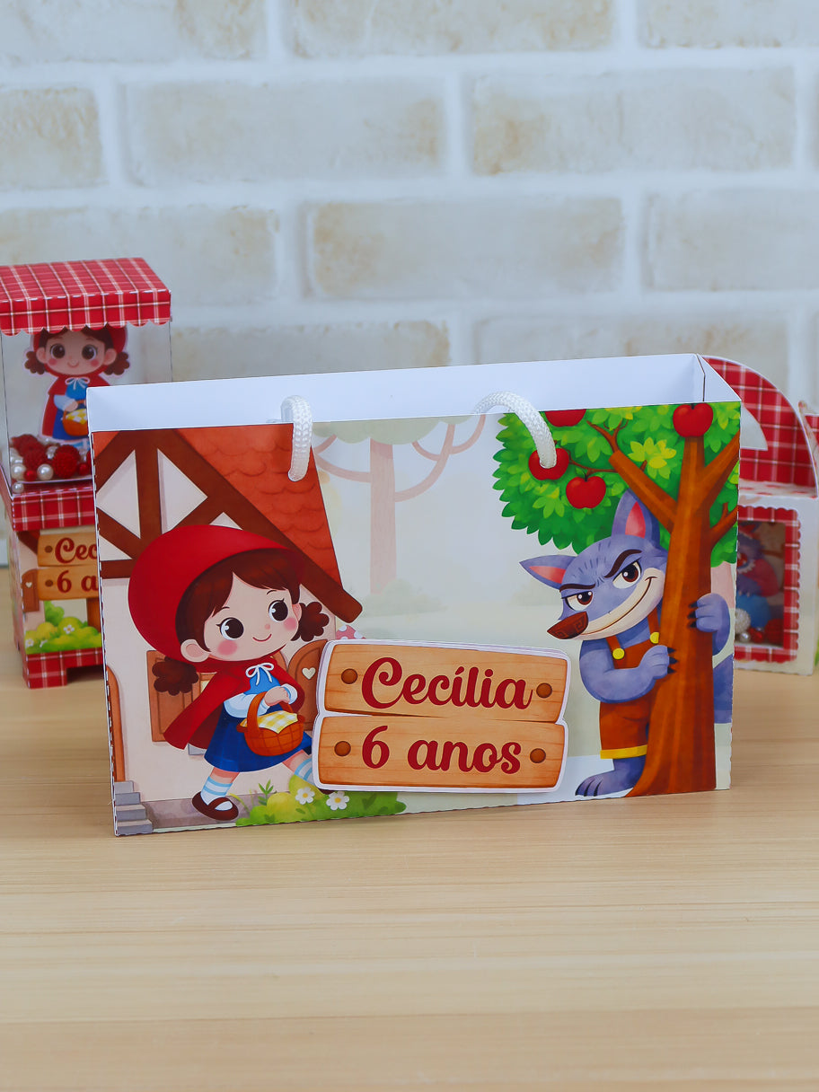 Personalized Party Favor Box Kit - Little Red Riding Hood
