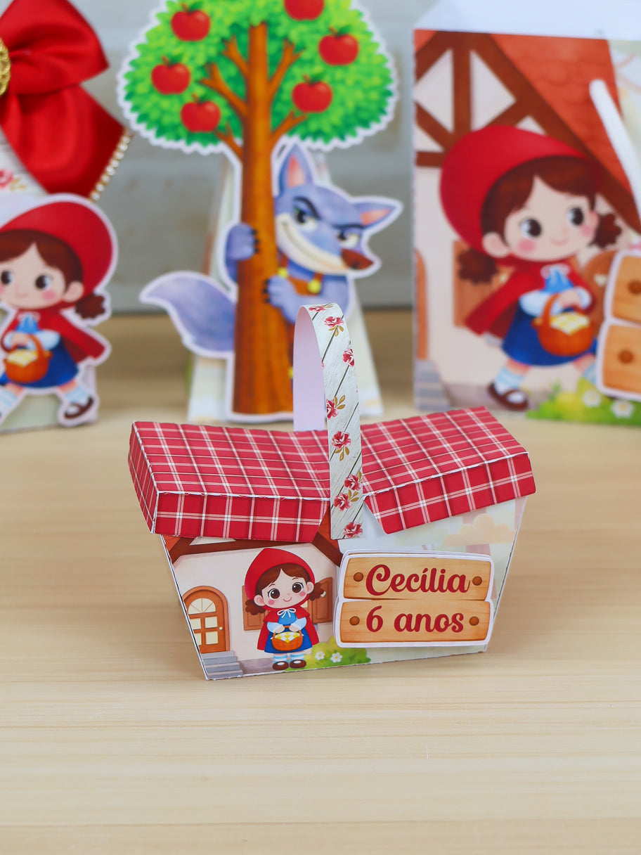 Personalized Party Favor Box Kit - Little Red Riding Hood