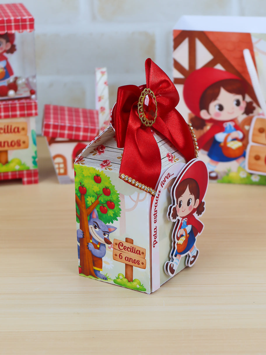 Personalized Party Favor Box Kit - Little Red Riding Hood