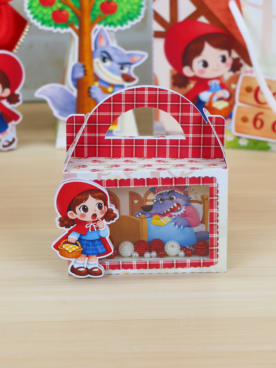 Personalized Party Favor Box Kit - Little Red Riding Hood