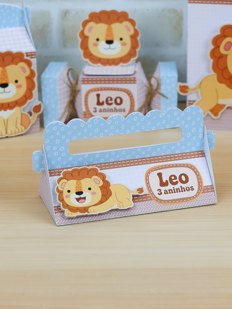 Personalized Party Favor Box Kit – Little Lion – photo 8