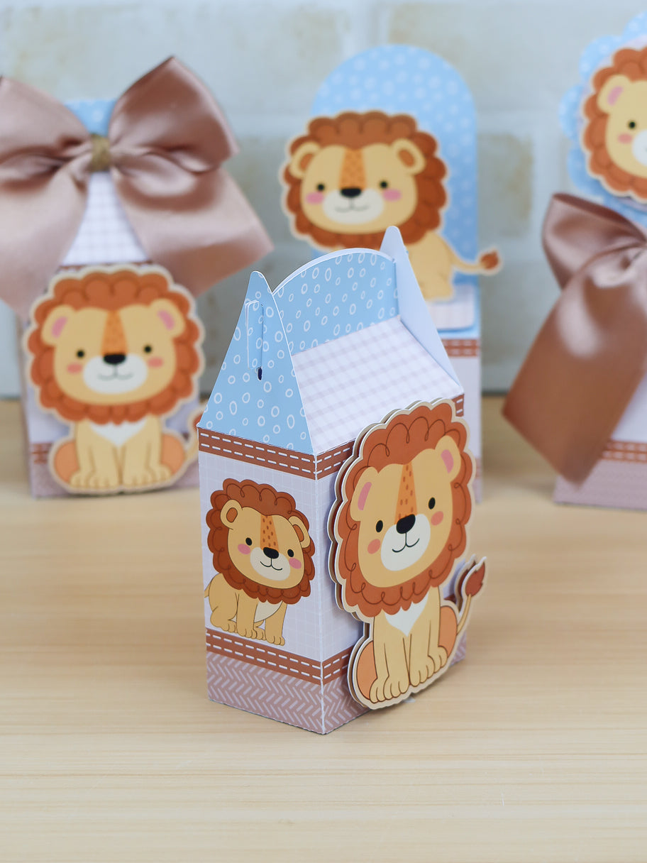 Personalized Party Favor Box Kit – Little Lion – photo 9