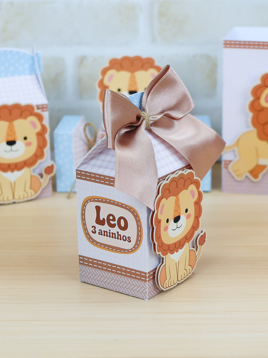 Personalized Party Favor Box Kit – Little Lion – photo 2