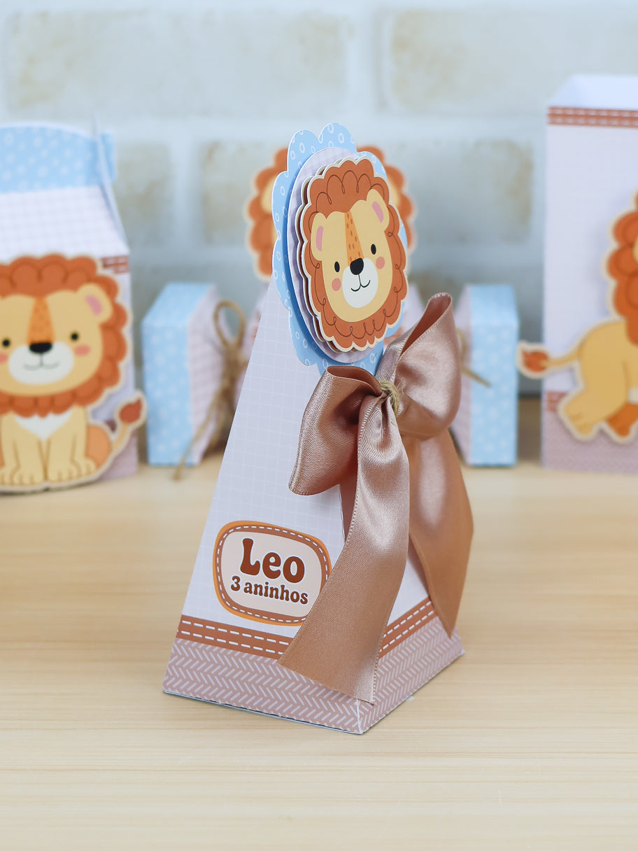Personalized Party Favor Box Kit – Little Lion – photo 4