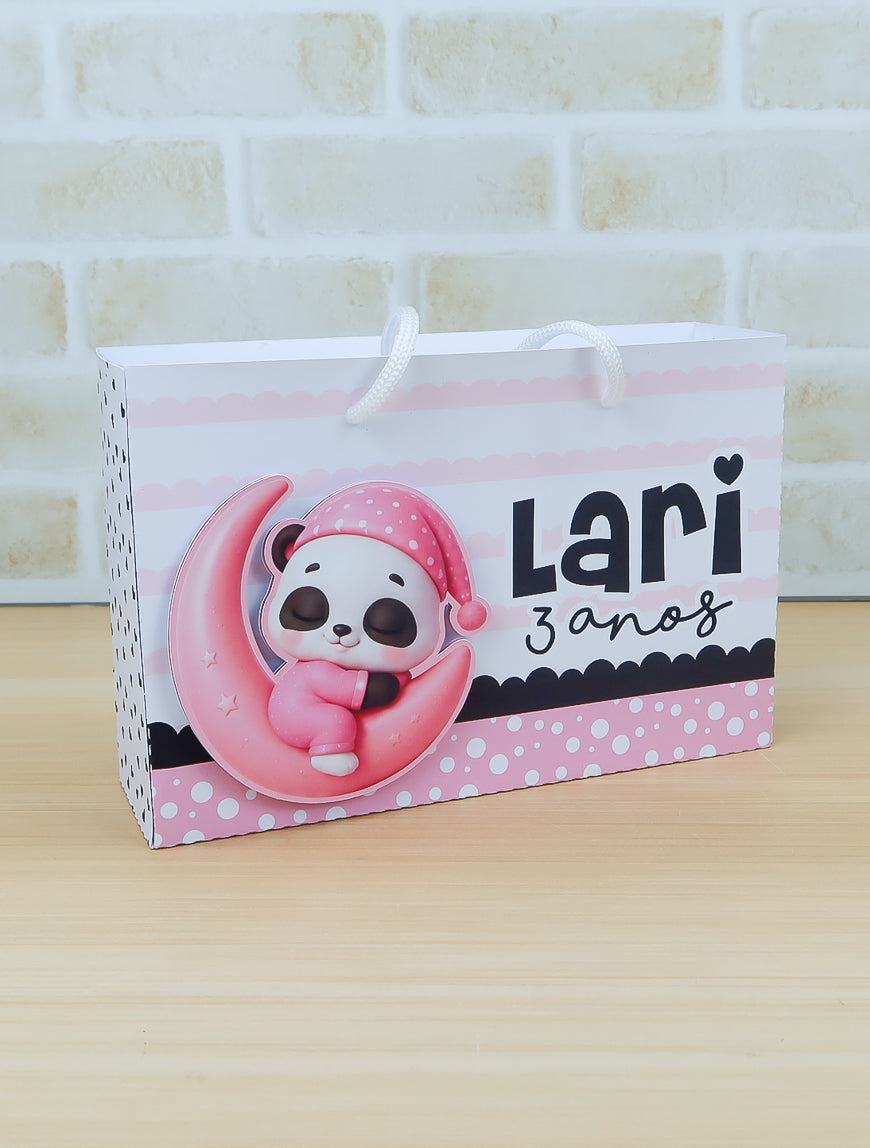 Personalized Party Favor Box Kit - Little Panda