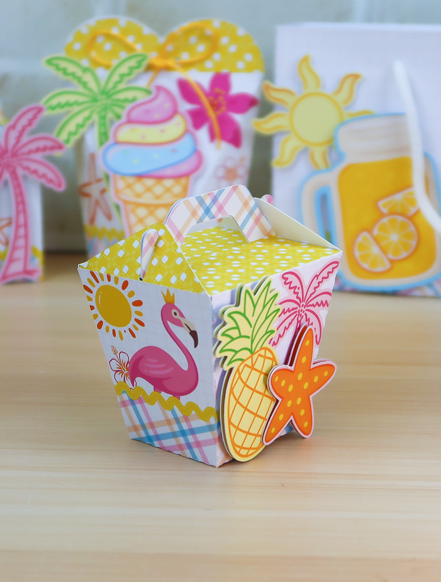 Personalized Party Favor Box Kit – Colorful Summer – photo 5