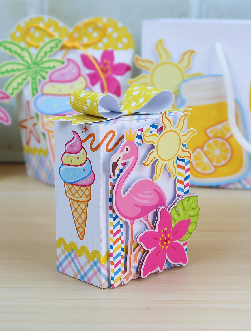 Personalized Party Favor Box Kit – Colorful Summer – photo 7