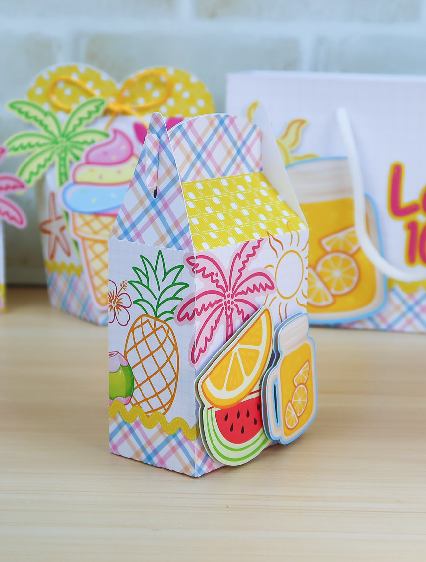 Personalized Party Favor Box Kit – Colorful Summer – photo 8
