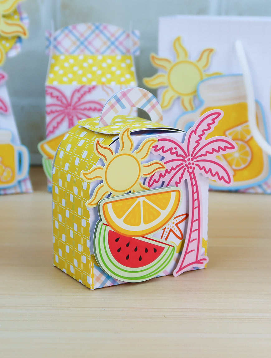 Personalized Party Favor Box Kit – Colorful Summer – photo 10
