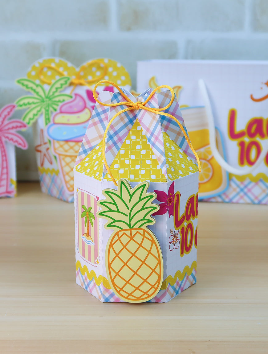 Personalized Party Favor Box Kit – Colorful Summer – photo 3